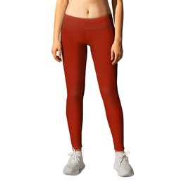 Burnt Red Leggings | Peppers, Rosy, Tomato, Red, Garnet, Crimson, Rubicund, Maroon, Graphicdesign, Ruby 