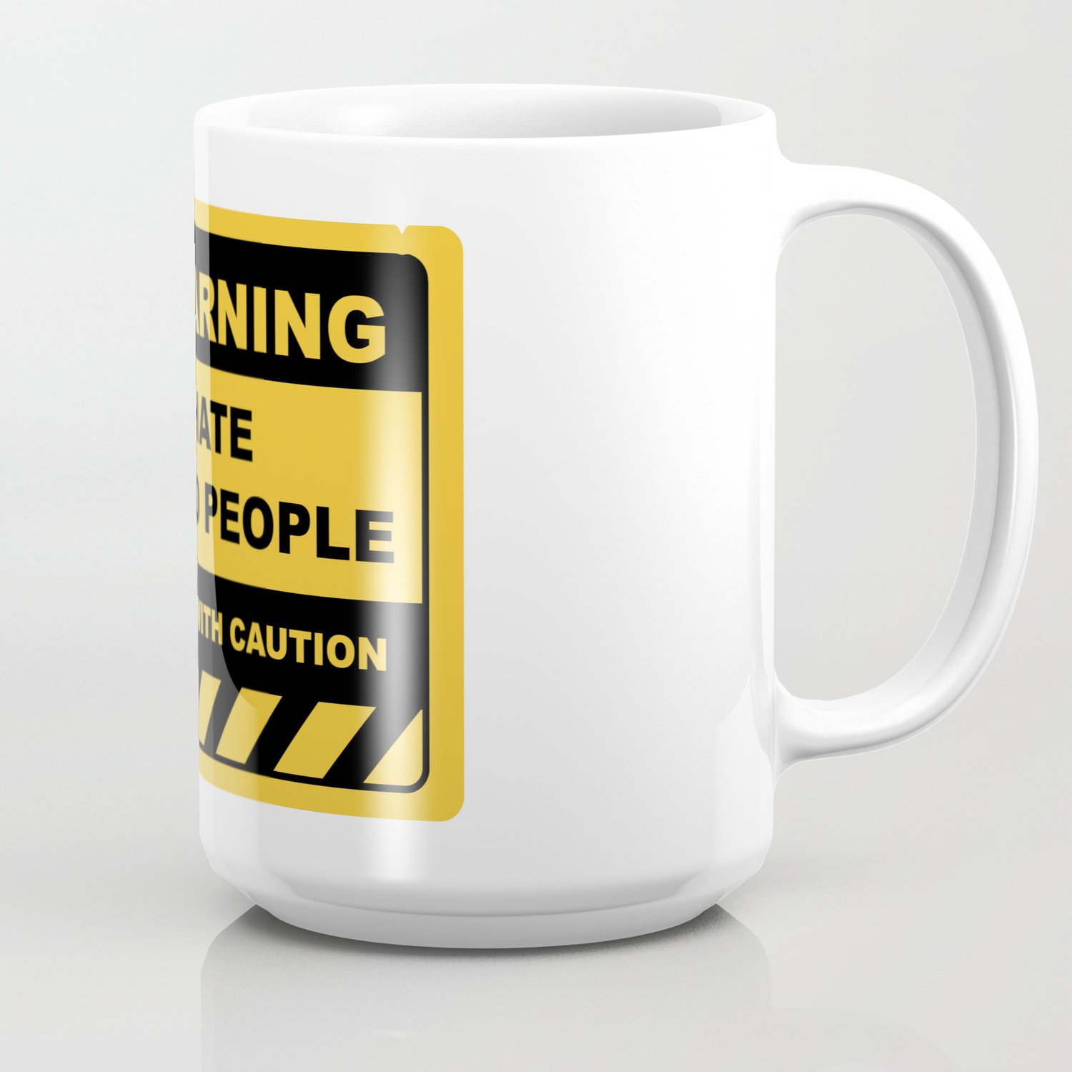 Funny Human Warning Label / Sign I HATE STUPID PEOPLE Sayings Sarcasm Humor  Quotes Coffee Mug by Sass Sarcasm and Motivation | Society6
