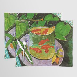 Henri Matisse Goldfish Placemat | Garden, Matisse, Modern, Orange, Painting, Fish, Stilllife, Museum, Vintage, Plants 