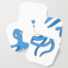 Blue Octopus Coaster