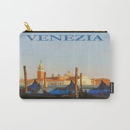 Vintage Venice Carry-All Pouch | Vintage, Italiano, Canal, Retro, Venezia, Gondola, Water, Veneto, Italia, City 