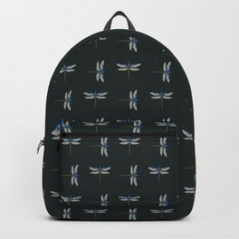 Dragonflies 2 Backpack | Graphicdesign, Bug, Darkgreen, Bugs, Insect, Blue, Dragonfly, Dragonflies, Insects, Teal 