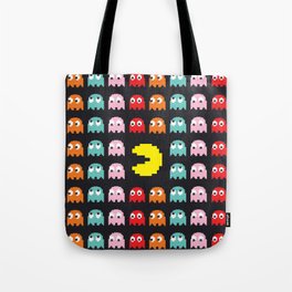 Pac-Man Retro Game Art Tote Bag