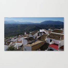Roofs of Olvera Canvas Print