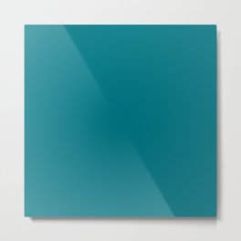BISCAY BAY teal blue solid color  Metal Print | Water, Ocean, Digital, Painting, Blue, Biscay, Solid, Teal, Aqua, Minimalist 