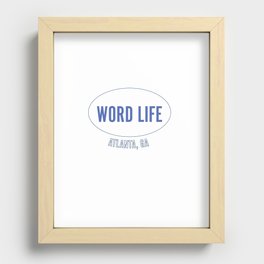 Word Life ATL Recessed Framed Print