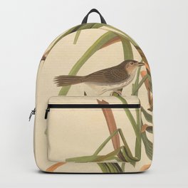 Naturalist Finches Backpack | Outdoors, Birdprint, Birdpillow, Bird, Rustic, Nature, Birdfacemask, Birdgift, Naturalhistory, Naturedecor 