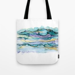 Eunice Ink Abstract Tote Bag