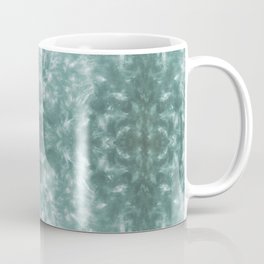Green Shimmer Water - Mirrored Bath Art Coffee Mug | Mirroreffect, Shimmer, Inkblotart, Mirroredeffect, Cooltones, Boho, Green, Photo, Shimmerwater, Bathart 