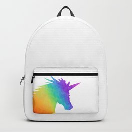 Rainbow Unicorn Silhouette Backpack | Rainbow, Pride, Rainbowlover, Majesticaf, Drawing, Iamaunicorn, Majestic, Magicalunicorn, Unicornlover, Fairy 
