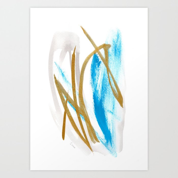 Abstract Painting Modern Minimal Art Trust Your Color No 6