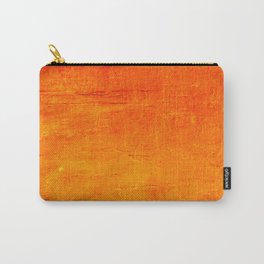 Orange Sunset Textured Acrylic Painting Carry-All Pouch | Vibrant, Bold, Contemporary, Classic, Patterntextured, Minimal, Homedecor, Acrylicpainting, Painting, Monderisim 