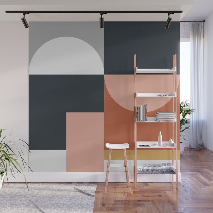 Abstract Geometric 09 Wall Mural By Theoldartstudio Society6