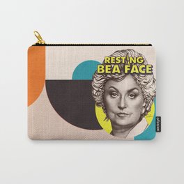 Resting Bea Face Carry-All Pouch | Nordacious, Graphite, Betty, Dorothy, 90S, 80S, Drawing, Sarcastic, Girls, Blanchedevereaux 