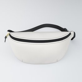 Creamy Off White Solid Color Pairs Farrow & Ball All White 2005 / Accent Shade / Hue All One Colour Fanny Pack