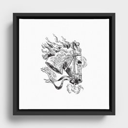 horse head Framed Canvas