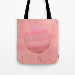 pink summer in space Tote Bag
