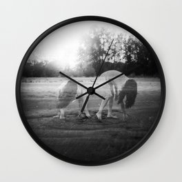 Ghost Girl in the Sand - Jacs Fishburne - Black and White Film Photograph Wall Clock | Film, Creepy, Abstract, Curated, Jacsfishburne, Vintage, Fashion, Ghost, Black And White, Thering 