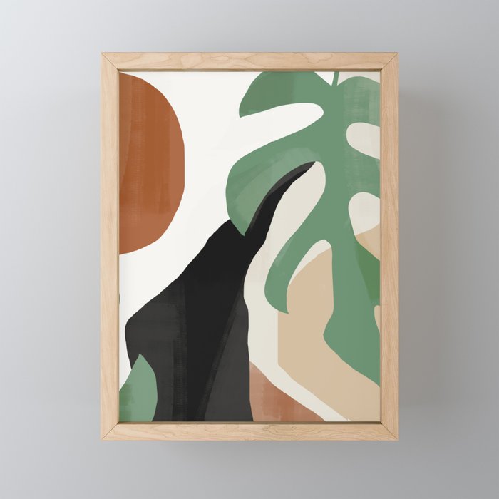 Abstract Art 37 Framed Mini Art Print By Thindesign Society6