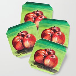 Three Red Apples Coaster