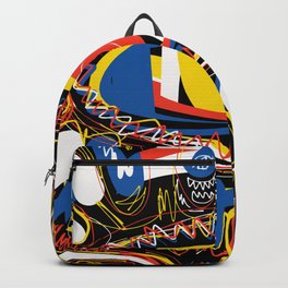 The Third Eye Primitive African Art Graffiti Backpack