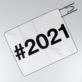 2021 Hashtag Picnic Blanket
