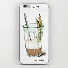 La Cuisine Fusion - Aspargus Latte iPhone Skin