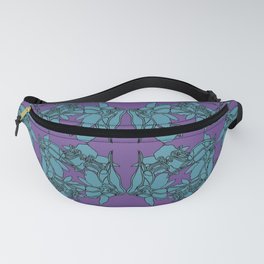 Trilliums Going Through Birds Uniformly Colored Fanny Pack