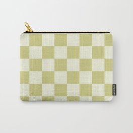 Sage Green Checkerboard Carry-All Pouch | Retro, Sagegreen, Pattern, Happy, Checkerboard, Bright, Vibrant, Checkered, Check, Colorful 