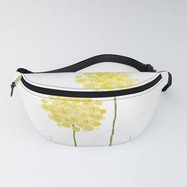 two abstract dandelions watercolor Fanny Pack