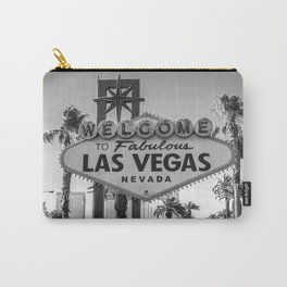 Las Vegas vintage vibe Carry-All Pouch | Film, Midcenturymodern, Fabulous, Long Exposure, Retrovibe, Black And White, Hipstervibe, Retrophotography, Vintage, Nevada 