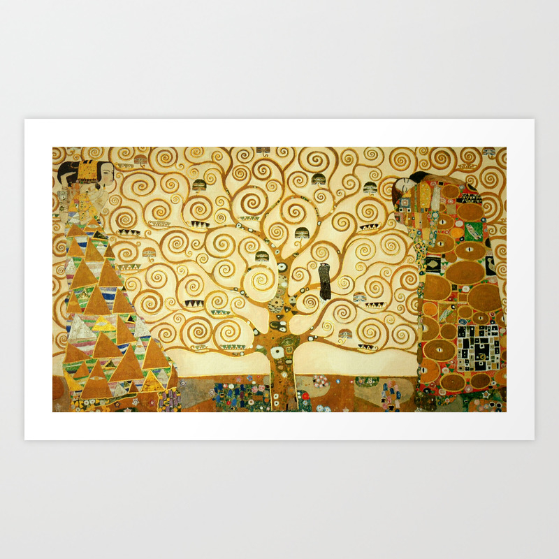 Gustav Klimt The Tree Of Life Art Print By Artgallery Society6
