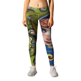 Friends Leggings | Abstract, Collage, Pop Surrealism 