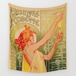 Classic French art nouveau Absinthe Robette Wandbehang