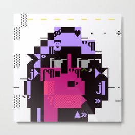 DOS Punk 717 Metal Print | Graphicdesign, Dos, Pixelart, Ascii, Pfp, Dospunks 