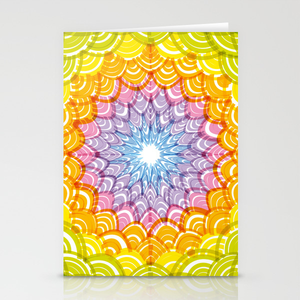 Abstract Round Wreath Composition Rainbow Frame Simple Nature