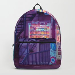 Japanese Vending Machine Wall Art Backpack | Tokyoluv, Miyazaki, Sunset, Sailor, Teengirlgift, Morning, Kyoto, Film, Girly, Girlie 