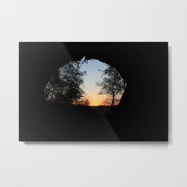 Tunnel Sunrise Metal Print | Hdr, Black And White, Film, Digital, Underwater, Vintage, Macro, Sunset, Digital Manipulation, Long Exposure 