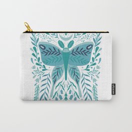 Ornamental Folk Butterfly Carry-All Pouch