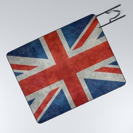 English Flag "Union Jack" bright retro 3:5 Scale Picnic Blanket