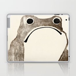 Unimpressed Frog Meika Gafu by Matsumoto Hoji 1814 - Frog Laptop & iPad Skin | Funny, Ukiyo E, Cooldrawings, Cute, Cutefrog, Japaneseart, Trippy, Nature, Cuteaesthetic, Cool 