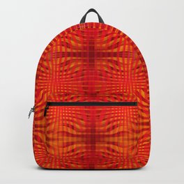 Pinched the Flame Backpack | Orange, Graphic, Bright, Bold, Pattern, Digital, Yellow, Red, Colorful, Vivid 