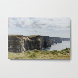 The Cliffs of Moher Metal Print | Ireland, Landscape, Moher, Nature, Atlantic, Irish, Coast, Cliffs, Wanderlust, Photo 
