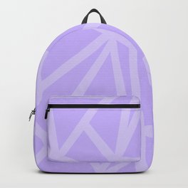 Shards in Purple Backpack | Lightpurple, Brightpattern, Painting, Lavender, Lavenderpattern, Abstractpattern, Geometric, Brokenglass, Trianglepattern, Loudpattern 