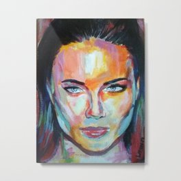 Adriana Lima Metal Print | Art, Painting, Girl, Adrianalima, Lima, Model, Curated, Face 