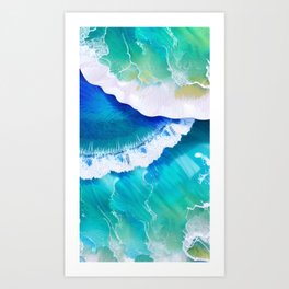 Water Ruffles Art Print