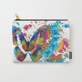 Big Bold Butterfly Art With Colorful Mandala Carry-All Pouch | Growingup, Graduation, Bold, Symbol, Children, Wings, Inspirational, Butterfly, Mandala, Art 