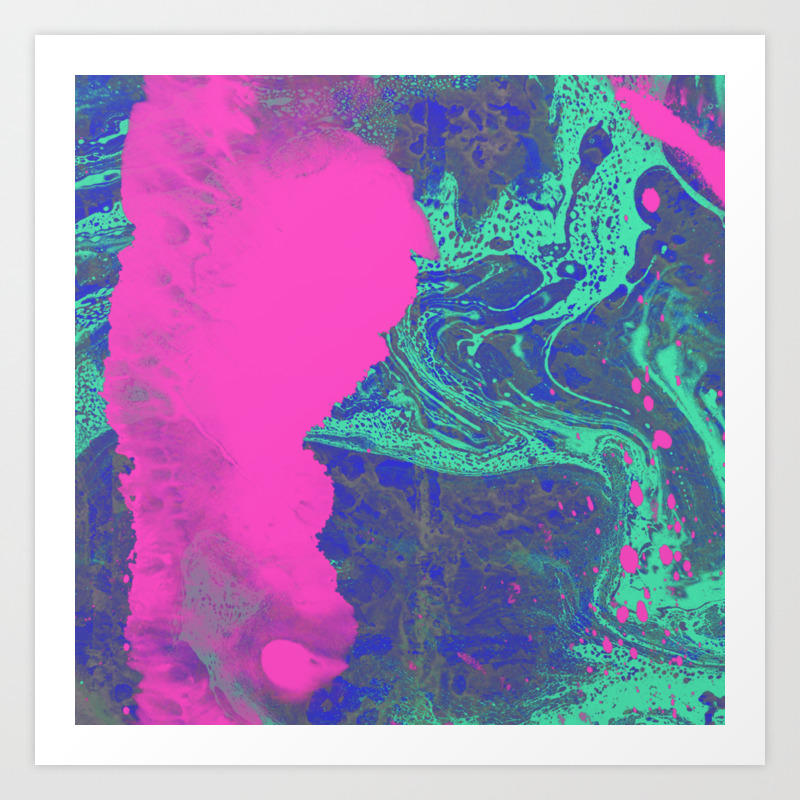 Under The Sea Abstract Painting Art Print By Printpix Society6