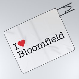 I Heart Bloomfield, NE Picnic Blanket