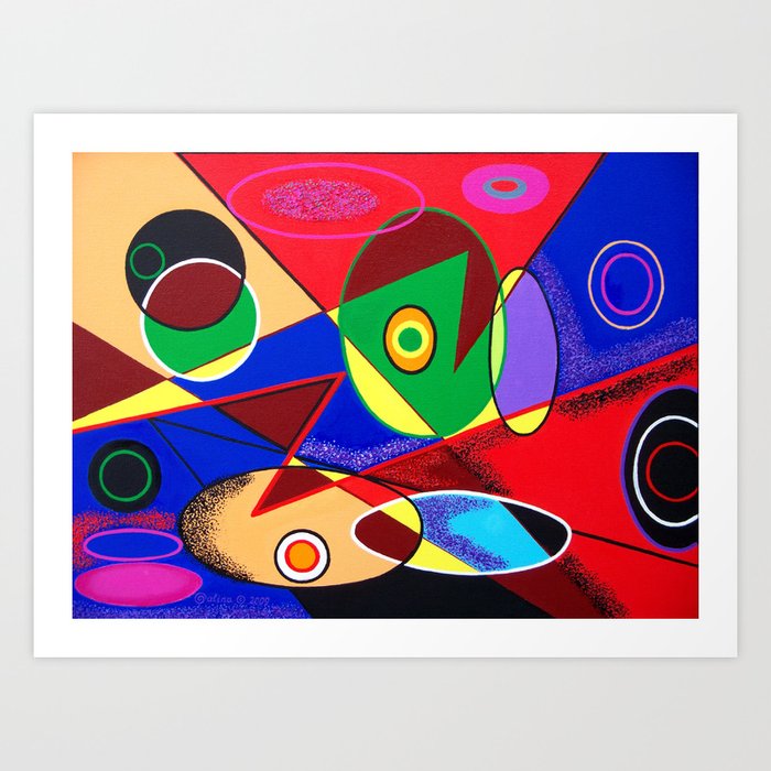 Wallpaper Harmony Art Print By Galinacreates Society6 For Android